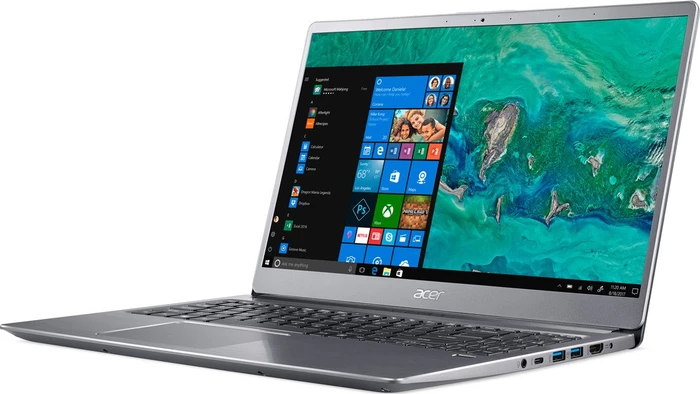 Acer Swift 3 SF315-52G-531A, Sparkly Silver, Core i5-8250U, 8GB RAM, 256GB SSD, GeForce MX150, DE
