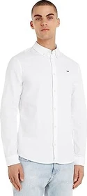 Tommy Hilfiger Slim Fit Oxford Baumwolle Hemd langarm weiß (Herren)