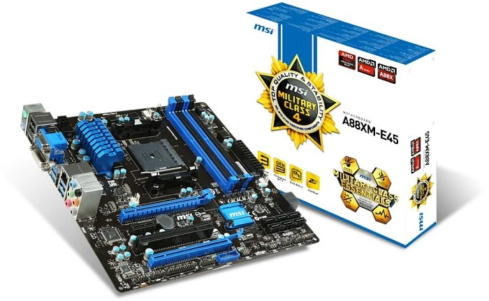 MSI A88XM-E45 (AMD FM2+)