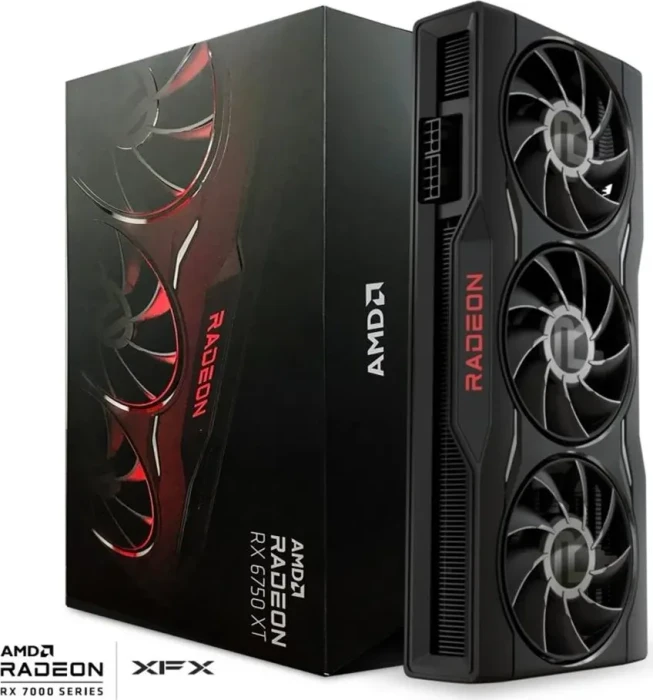 XFX Radeon RX 6750 XT Core Gaming, 12GB GDDR6, HDMI, 3x DP