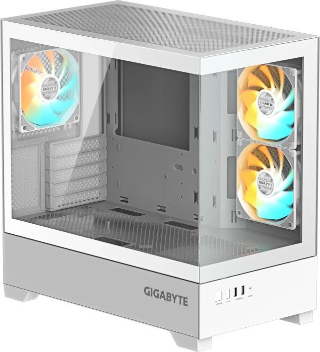 GIGABYTE C201 Panoramic Ice, Glasfenster