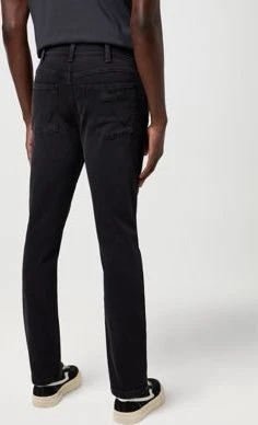 Wrangler Larston Medium Stretch Jeans black fog (Herren)