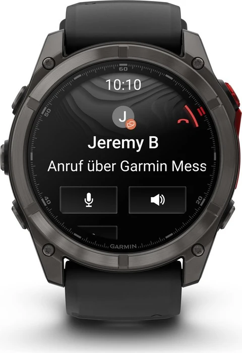 Garmin Fenix 8 Pro 51mm MicroLED carbon grey dlc titanium/black-pebble grey silicone