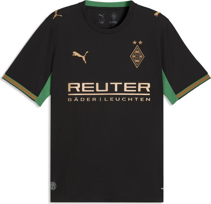 Puma Borussia Mönchengladbach 2026/2027 Auswärtstrikot kurzarm puma black/archive green (Herren)