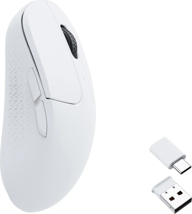 Keychron M3 mini Wireless Mouse weiß, USB/Bluetooth