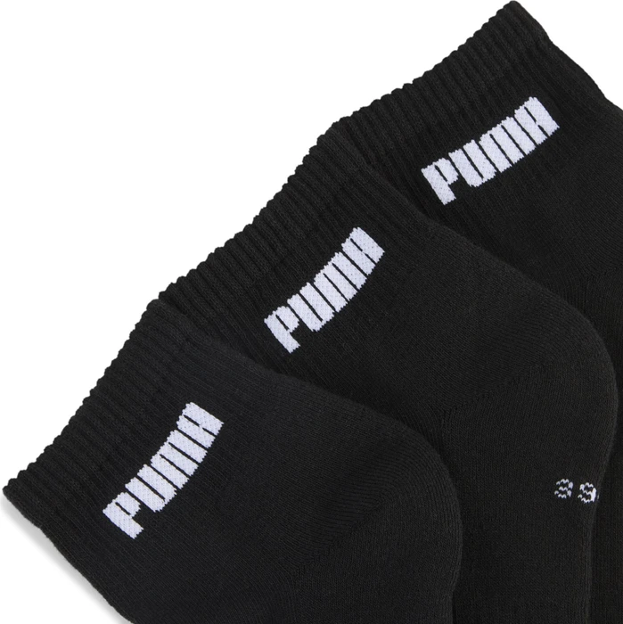 Puma Quarter Socken schwarz, 3 Paare (938393-02) – Bild 2 von 2