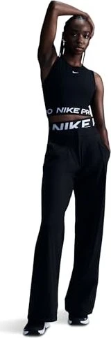 Nike Pro Dri-FIT Funktionsshirt ärmellos schwarz/weiß (Damen)