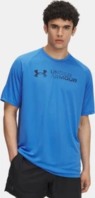 Under Armour Tech Reflective Funktionsshirt kurzarm blue atlantis/washed navy (Herren)