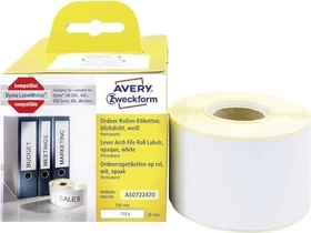 Avery-Zweckform Endlosetiketten, 190x38mm, weiß, 1er-Pack (110 Etiketten)
