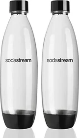 SodaStream PET Sodaflasche Duo-Pack 1l schwarz, 2 Stück