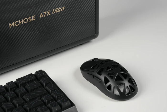 Mchose A7X Ultra 8K Magnesium Alloy Wireless Gaming Mouse, schwarz, USB/Bluetooth