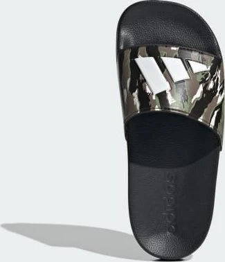 adidas Shower Adilette core black/chalk white/tent green (Junior)