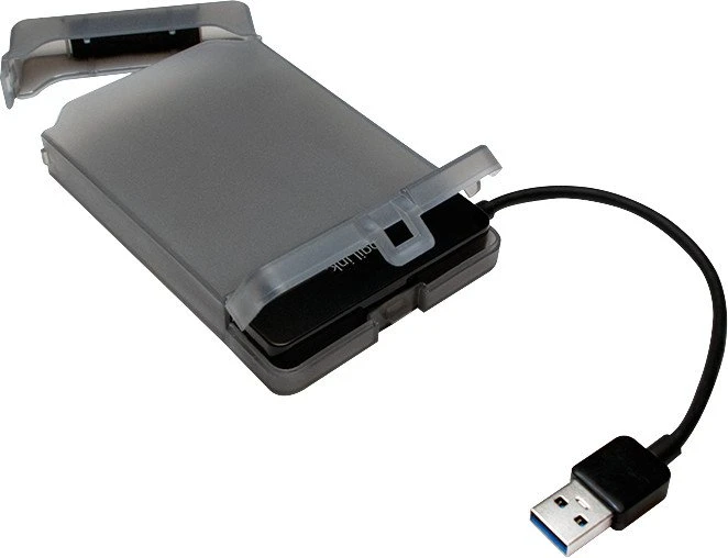 LogiLink USB-A 3.0 auf SATA Adapter mit 2.5" Schutzhülle