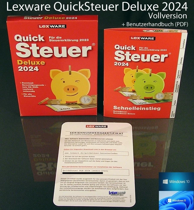 Lexware QuickSteuer Deluxe 2024