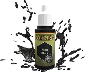 Army Painter Warpaints matt black, 18ml