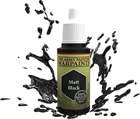 Army Painter Warpaints matt black, 18ml