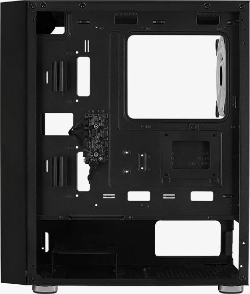 AeroCool Graphite ARGB, Glasfenster
