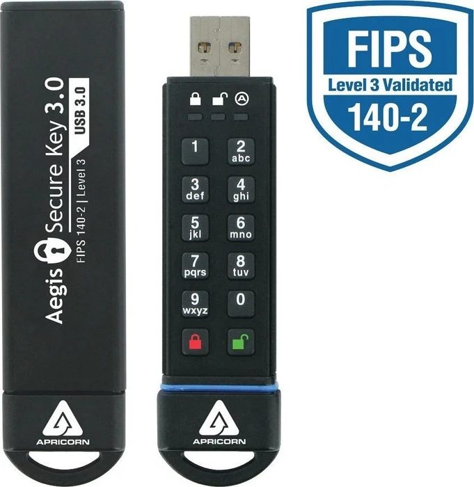 Apricorn Aegis Secure Key 3.0 16GB, USB-A, USB 3.2 Gen 1×1