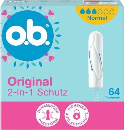 o.b. Original Normal Tampons, 64 Stück
