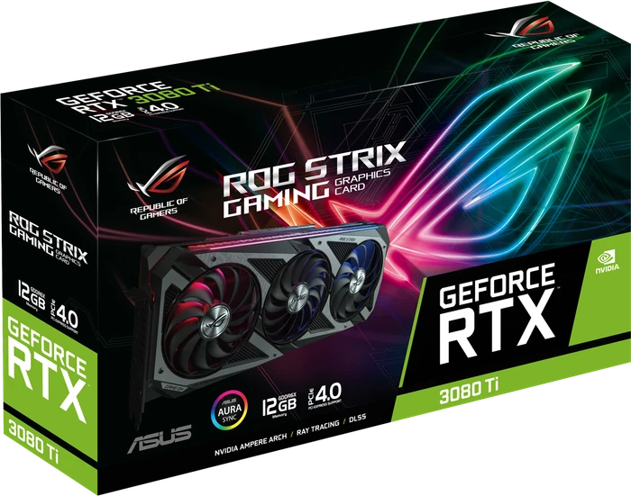 ASUS ROG Strix GeForce RTX 3080 Ti, ROG-STRIX-RTX3080TI-12G-GAMING, 12GB GDDR6X, 2x HDMI, 3x DP