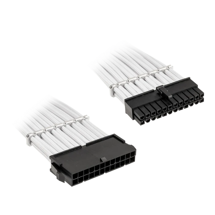 BitFenix Alchemy 3x 8-Pin PCIe Aluminum Comb Extensions Cable Kit, Verlängerungs-Kit für Netzteile, weiß