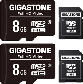 Gigastone Full HD Video R85/W15 8GB Kit, Class 10, 2er-Pack