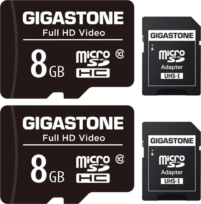Gigastone Full HD Video R85/W15 8GB Kit, Class 10, 2er-Pack
