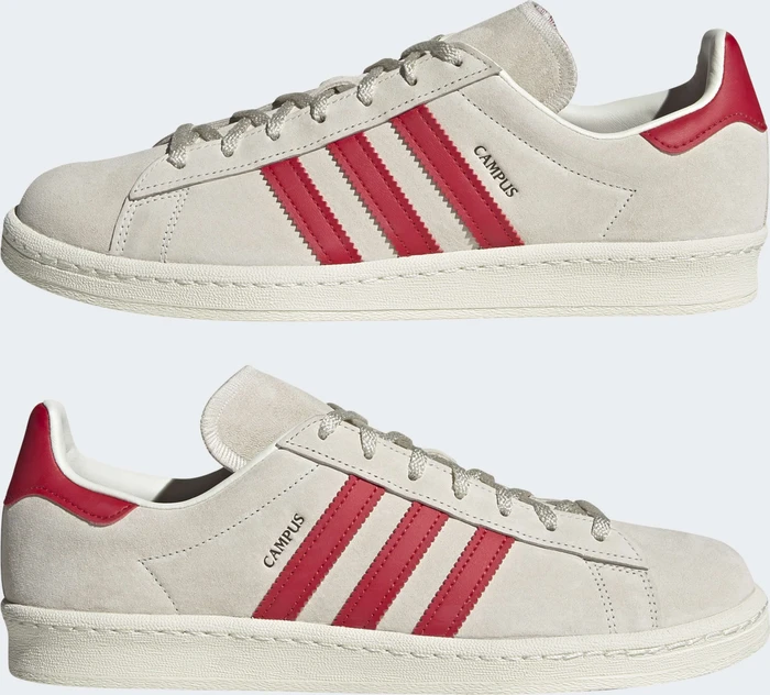 adidas Campus 80s off white/collegiate red/carbon (Herren)