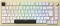 Akko MOD 007B HE, Cream White, LEDs RGB, hot-swap, Cream Yellow Magnetic, USB/Bluetooth, DE Vorschaubild