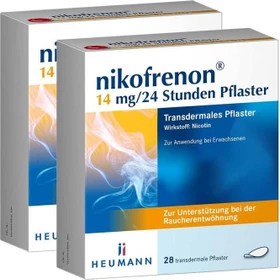 Heumann Nikofrenon 14mg/24 Stunden Pflaster, 56 Stück (2x 28 Stück)