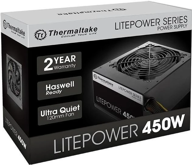 Thermaltake Litepower 2 230V 450W, ATX 2.3