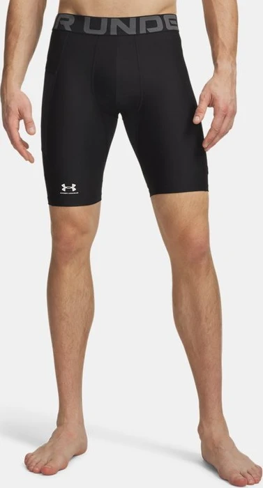Under Armour HeatGear Pocket Tights Hose kurz schwarz/weiß (Herren)