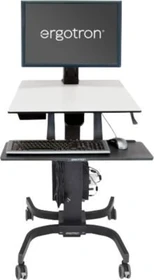 Ergotron WorkFit-C, Single HD mit Arbeitsfläche