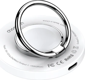 Choetech Magnetic Wireless Charger 15W weiß/silber