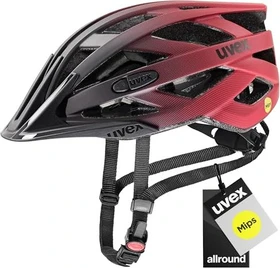 UVEX I-VO CC MIPS Helm black/red mat