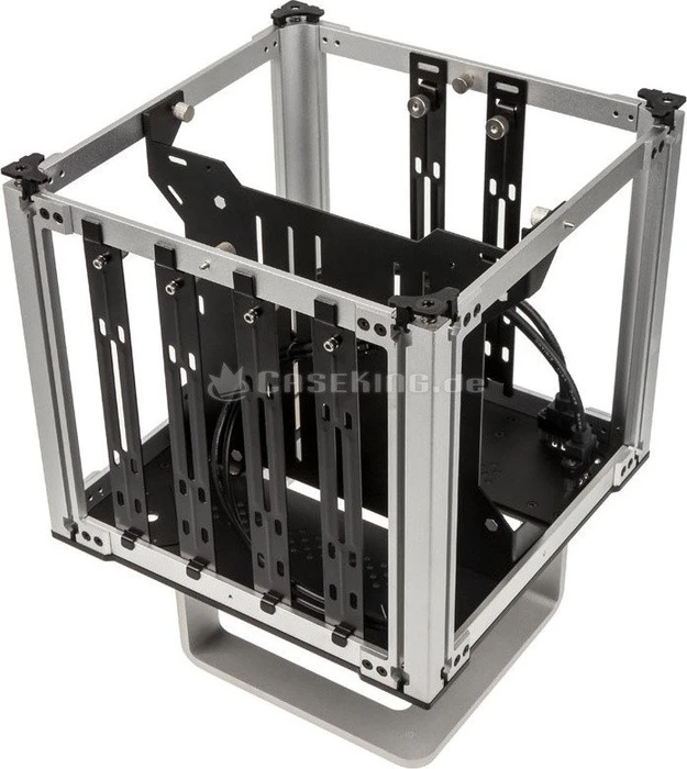 Streacom DB4 Fanless Bi-Symmetrical, silber, Mini-ITX