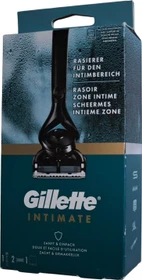 Gillette Intimate Rasierer + 2 Wechselklingen + Duschhalterung