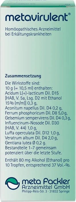 Metavirulent Tropfen, 100ml