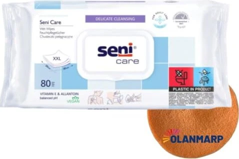 Seni Care XXL Intimpflegetücher Refill, 80 Stück