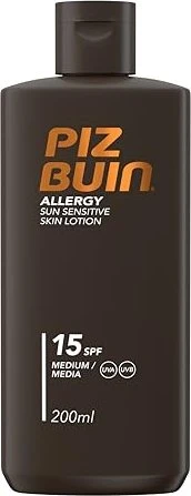 Piz Buin Allergy Sun Sensitive Skin Sun Lotion LSF15, 200ml