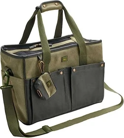 Hunter Madison Trage- und Transporttasche für kleine Hunde und Katzen mit Baumwolle, one-Size, Khaki