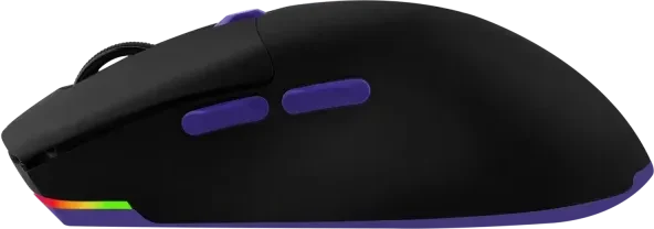 Proove Rate Special Edition Wireless Gaming Mouse, schwarz/violett, USB/Bluetooth