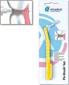 Miradent Pic-Brush Set Interdental-Set gelb