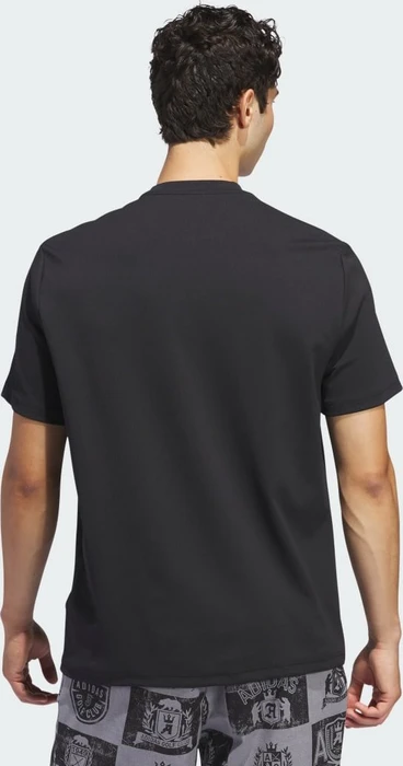 adidas Go-To Mock T-Shirt kurzarm schwarz (Herren)