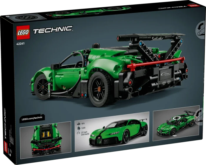 LEGO Technic - Grüner Bugatti Chiron Pur Sport Hypersportwagen