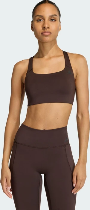 adidas Optime Workout Medium-Support Sport-BH aurora coffee (Damen)