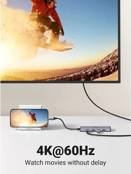 Ugreen CM511 USB-C Hub 6 in 1 , USB-C 3.0 [Stecker]