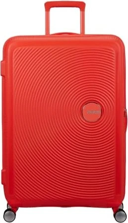 American Tourister Soundbox Spinner erweiterbar L neon orange