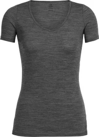 Icebreaker Siren Sweetheart Funktionsshirt kurzarm gritstone heather (Damen)