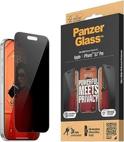 PanzerGlass Ultra-Wide Fit Privacy with EasyAligner für Apple iPhone 15 Pro